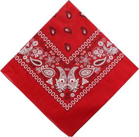 img 2 attached to CD, 3-Pack of 100% Cotton Headbands for Men and Women, 22” X 22”, with Bonus Bandanas