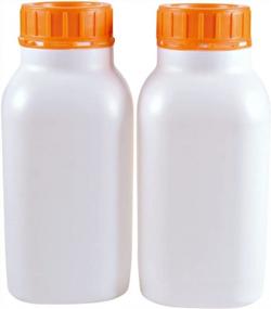 img 3 attached to Wide Mouth HDPE Reagent Bottle, Leak Proof, Sample Sealing Liquid Storage Container, 2 Pcs, Wet Or Dry Product Storage (2500Ml/84.54Oz)