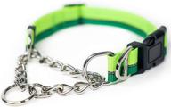 🐕 mighty paw martingale dog collar 2.0: stainless steel chain & heavy duty buckle for gentle & effective pet training logo