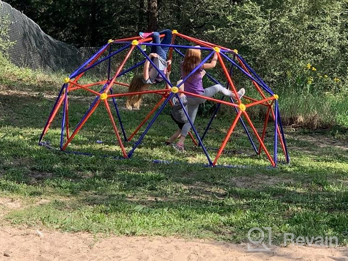 img 1 attached to Zupapa Dome Climber, 6FT Jungle Gym, Outdoor & Indoor Climbing Dome With 750LBS Weight Capability, Suitable For 1-6 Kids Climbing Frame review by Gerald Munajj