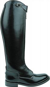 img 1 attached to Hispar Women Ladies Invader-1 Polo Players Boots Tall Knee High Leather Equestrian Black