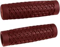 🔴 1" odi vans cult street motorcycle hand grips in ox blood - enhanced seo-friendly title логотип