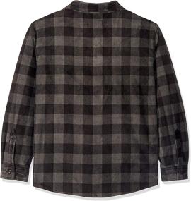 img 3 attached to Heavyweight Buffalo Plaid Fleece Shirt For Men By Venado Mens - Soft And Comfortable Plaid Shirts For Maximum Style And Warmth