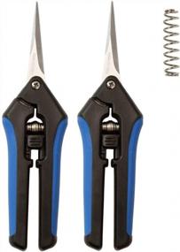 img 4 attached to Efficient Gardening With LDK 2-Pack Pruning Snips - 6.7-Inch, Stainless Steel Blades