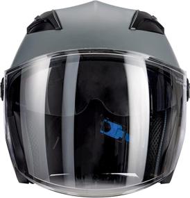 img 3 attached to Westt Jet Motorcycle Helmet Approved