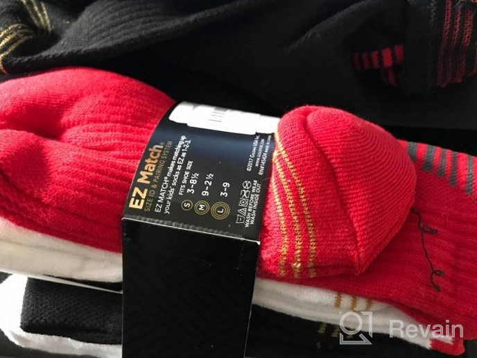 img 1 attached to Boys' Gold Toe Ultra 🧦 Tec Back Stripe Crew Socks, 5-Pack review by Michael Nastanovich