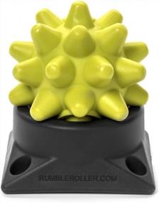 img 4 attached to 🔥 RumbleRoller BXA Extra Firm Beastie + Base: The Ultimate Green Therapy Tool for Deep Tissue Massage and Myofascial Release