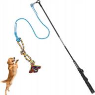 exciting flirt pole for dogs – fun interactive toy for small to large breeds, perfect for outdoor exercise and training logo