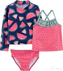 img 4 attached to Simple Joys Carters Assorted Rashguard Apparel & Accessories Baby Boys good in Clothing