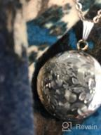 img 1 attached to 👧 YOUFENG Lockets Necklace - Stylish Girls' Jewelry for Pictures review by Troy Williams