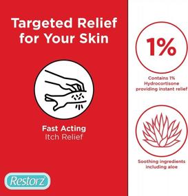 img 1 attached to Get Fast Relief Anywhere With Restorz Hydrocortisone 1% Cream Treatment Stick (2 Pack) - Easy To Apply, Travel-Friendly Solution For Itches, Bites, Redness, And Rashes