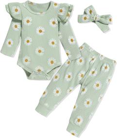 img 4 attached to Kilizo Infant Girl Romper - Stylish And Comfortable