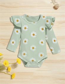 img 2 attached to Kilizo Infant Girl Romper - Stylish And Comfortable