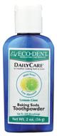 eco dent daily baking toothpowder lemon lime: refreshing dental care for a greener tomorrow logo
