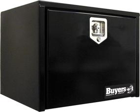 img 4 attached to 🔒 Black Steel Underbody Truck Box with T-Handle Latch by Buyers Products - 18x18x24 Inch