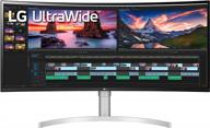 lg 38wn95c-w: ultra-wide curved monitor with high connectivity, 3840x1600p resolution, 144hz refresh rate logo