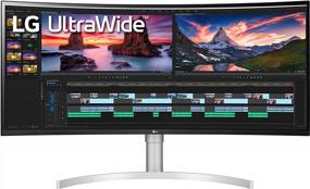 img 4 attached to LG 38WN95C-W: Ultra-Wide Curved Monitor with High Connectivity, 3840x1600P Resolution, 144Hz Refresh Rate