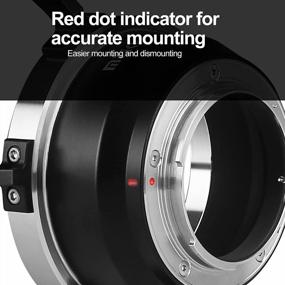 img 1 attached to Meike Lens Adapter PL-E Manual Focus Mount Converter For ARRI PL-Mount Cine Lens To Sony E Mount Mirrorless Cameras