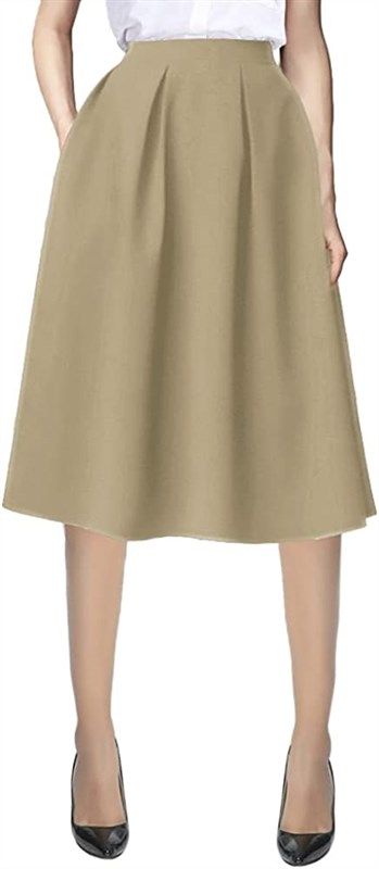 urban coco womens flared pleated women's clothing : skirts 로고