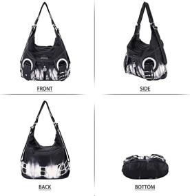 img 1 attached to 👜 Waterproof Women's Handbags & Wallets - Angel Kiss Shoulder Handbags Hobo Bags