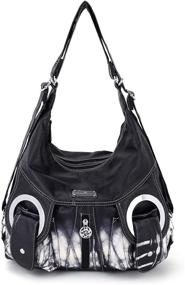 img 4 attached to 👜 Waterproof Women's Handbags & Wallets - Angel Kiss Shoulder Handbags Hobo Bags