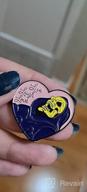 img 1 attached to Live, Laugh, Love - Skeleton - Enamel Pin: Spooky Elegance Embodied review by Amanda Head