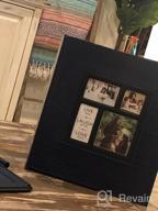 img 1 attached to Extra Large Capacity Ywlake Photo Album With 1000 Pockets For 4X6 Photos - Croco Design, Perfect For Family And Wedding Pictures In Horizontal Or Vertical Orientation, Beige Color review by Jason Rodman