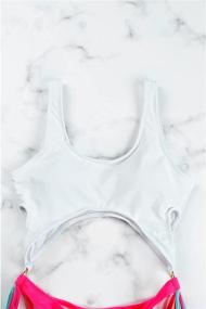 img 1 attached to Sovoyontee Women Piece Swimsuits Medium Women's Clothing : Swimsuits & Cover Ups