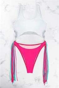 img 3 attached to Sovoyontee Women Piece Swimsuits Medium Women's Clothing : Swimsuits & Cover Ups