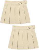 pleated skorts for baby and toddler girls by the children's place logo