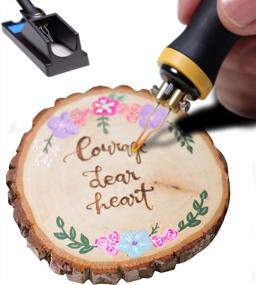 img 1 attached to Unleash Your Creativity With HimaPro Dual Pen Wood Burning Kit - Adjustable Temperature Pyrography Kit For Adults