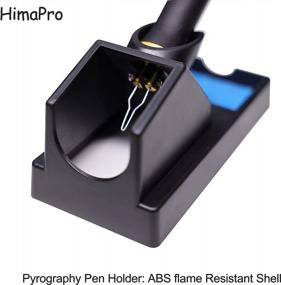 img 2 attached to Раскройте свой творческий потенциал с набором для выжигания по дереву HimaPro Dual Pen - Набор для пирографии с регулируемой температурой для взрослых