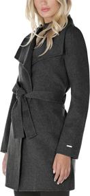 img 3 attached to Tahari Womens Classic Double Almond Women's Clothing ~ Coats, Jackets & Vests