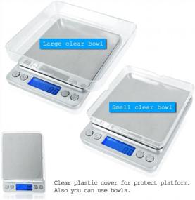 img 1 attached to PARTYSAVING Smart Digital Multifunction Stainless Steel Jewelry & Kitchen Food Scale, APL1358