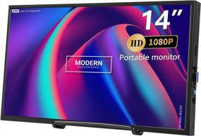 img 4 attached to Portable Monitor Bnztruk 1920X1080 Raspberry 14", 60Hz, Wall Mountable, Built-In Speakers, HDMI