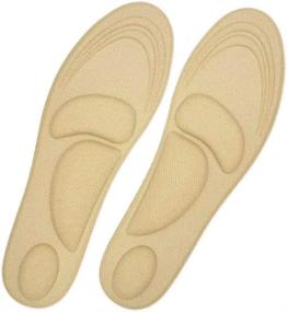 img 4 attached to Relieve Foot Pain With Dr. Foot'S Arch Support Insoles - Perfect For Plantar Fasciitis, Heel Pain And More!