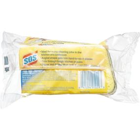 img 3 attached to Efficient Cleaning with S.O.S Heavy Duty Scrubber Sponge, 3 Count