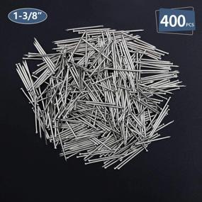 img 3 attached to 400Pcs 1-3/8'' ×16 Ga Nickel Plated Hanging Nails - Wall, Picture, Wood & Finishing Nail Set