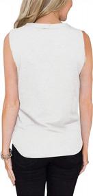 img 2 attached to Women'S Deep V Neck Cami Shirt Sleeveless Blouse Wrap Spaghetti Strap Tank Top Summer Size Small To XX-Large