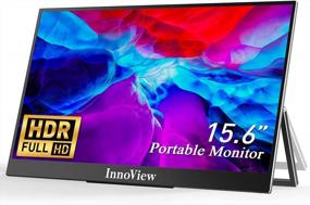 img 4 attached to InnoView Portable Raspberry Ultrawide Screen Monitor INVPM001 📺 - Full Speaker, 178° Viewing Angle, 1920X1080P, 60Hz, Anti-Glare Coating
