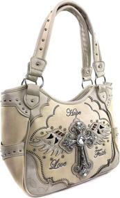 img 3 attached to Justin West Concealed Western Handbag Women's Handbags & Wallets : Totes