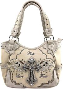 img 4 attached to Justin West Concealed Western Handbag Women's Handbags & Wallets : Totes