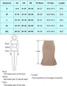 img 2 attached to Timeless Elegance: Belle Poque'S Vintage High Waisted Mermaid Pencil Skirt