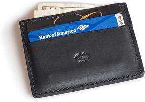 img 4 attached to Wallet Leather Minimalist Design Access Men's Accessories ~ Wallets, Card Cases & Money Organizers