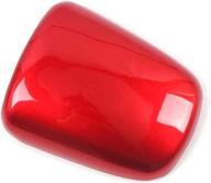 красная отделка ручки переключения передач abs для dodge challenger charger durango 2015-2021 от keptrim логотип