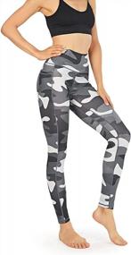 img 4 attached to Леггинсы с высокой талией для женщин: LA DEARCHUU Мягкие брюки для похудения с карманами для йоги - S-XXL