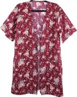 summer evening cover-up: achillea boho kimono cardigan blouse top logo