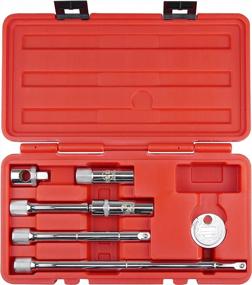 img 1 attached to KAIFNT K202 Spark Plug Tool Set With Magnetic Swivel And Thin Wall Sockets, 6-Piece, 3/8-Inch Drive For 9/16" And 14Mm Sizes