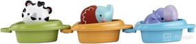 img 2 attached to 🛁 Fisher-Price Scoop 'n Link Bathtub Boats
