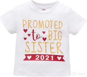 img 4 attached to 🎉 Magic Park: Big Sister Reveal Announcement T-Shirt & New Sibling Outfits